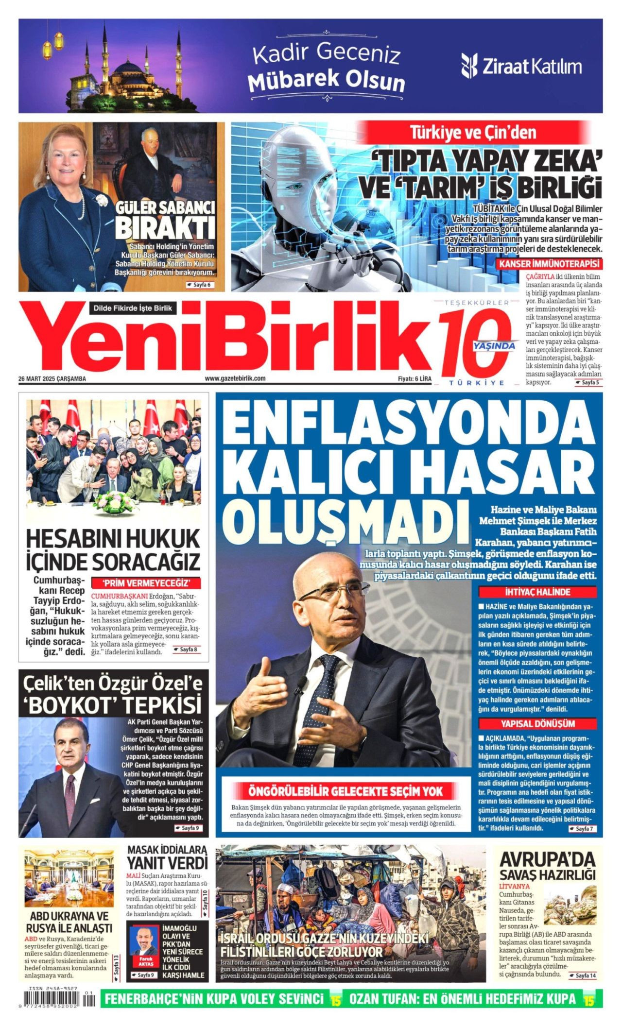Gazeteler Saraçhane’deki son buluşmayı nasıl gördü? İşte günün manşetleri… - Sayfa 16