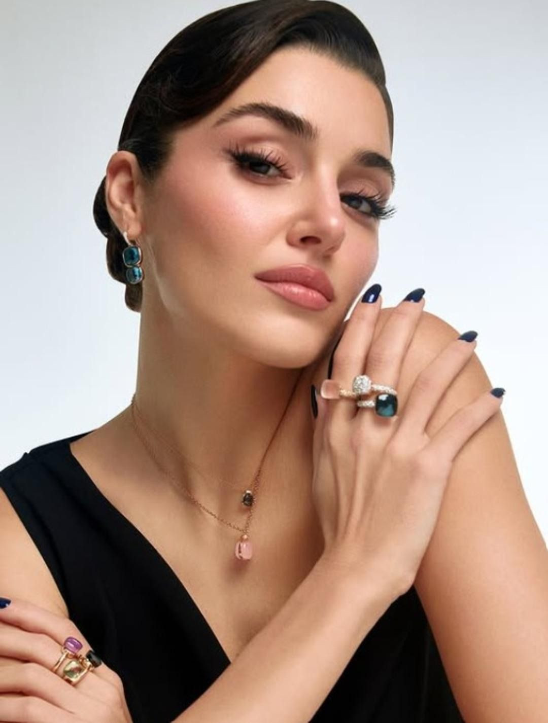 Hande Erçel'den marka çekimi için nefes kesen pozlar! Beğeni yağdı - Sayfa 3