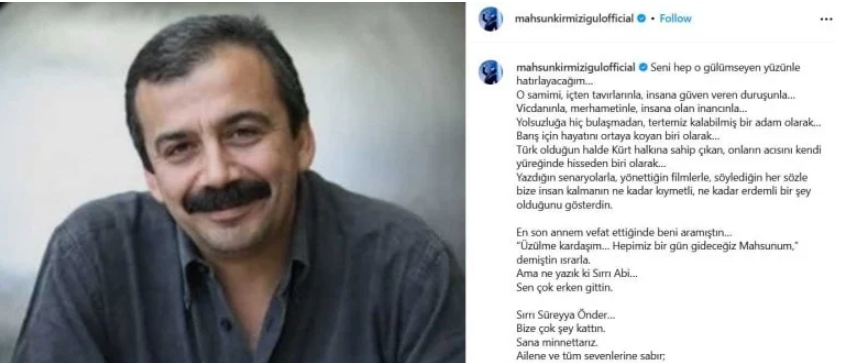 Sanat dünyasından Sırrı Süreyya Önder için taziye mesajları! - Sayfa 2