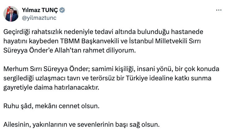 Siyasilerden Sırrı Süreyya Önder için taziye mesajları! 18 gündür yoğun bakımdaydı... - Sayfa 4