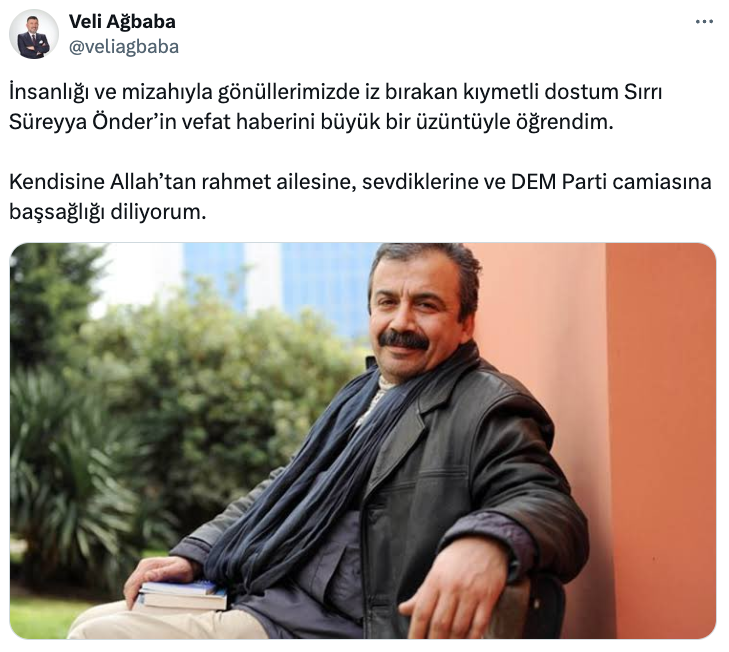 Siyasilerden Sırrı Süreyya Önder için taziye mesajları! 18 gündür yoğun bakımdaydı... - Sayfa 9