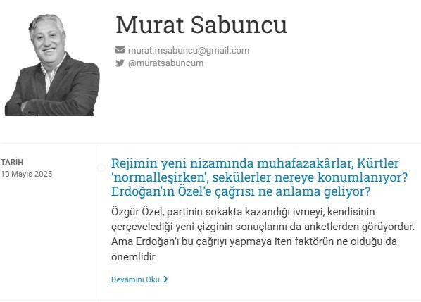 Köşe yazarlarının gündemi 'PKK'nın silah bırakması' - Sayfa 3