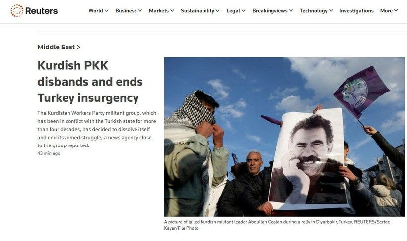 PKK'nın feshi dünya basınında böyle yer buldu! "Tarihsel bir dönüm noktası..." - Sayfa 2