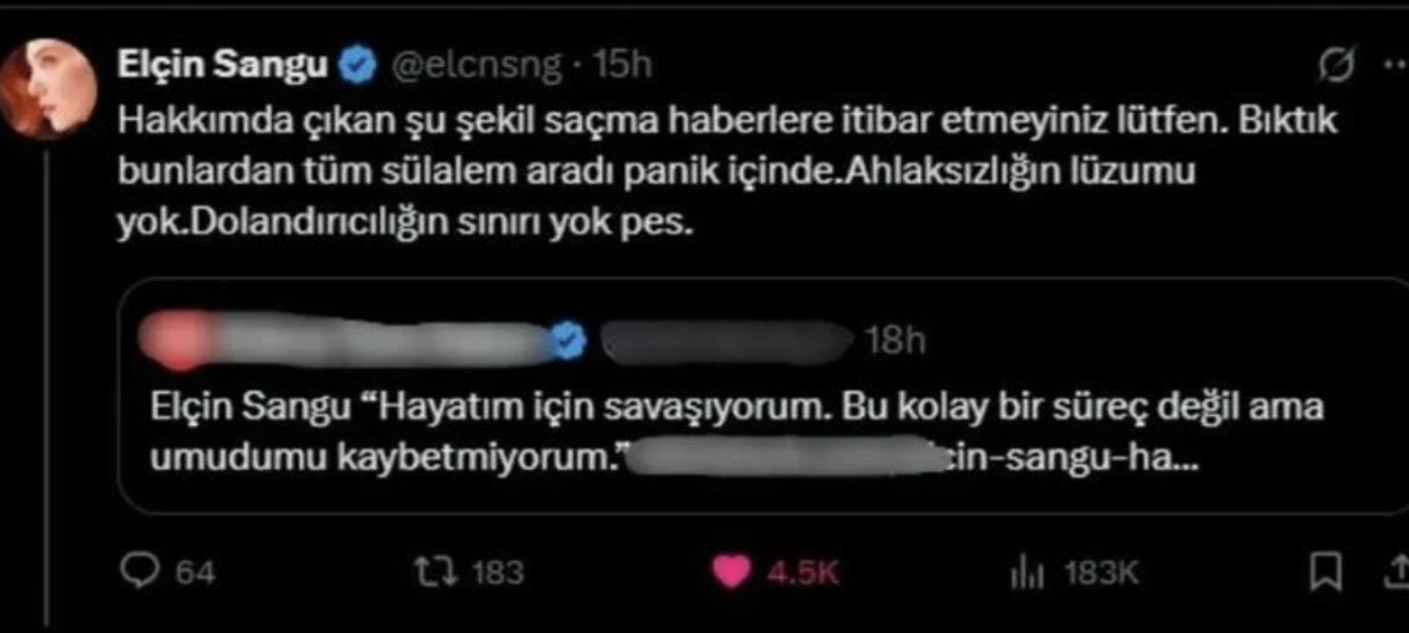 Elçin Sangu'dan hakkında çıkan haberlere sert tepki: "Ahlaksızlığın lüzumu yok" - Sayfa 3