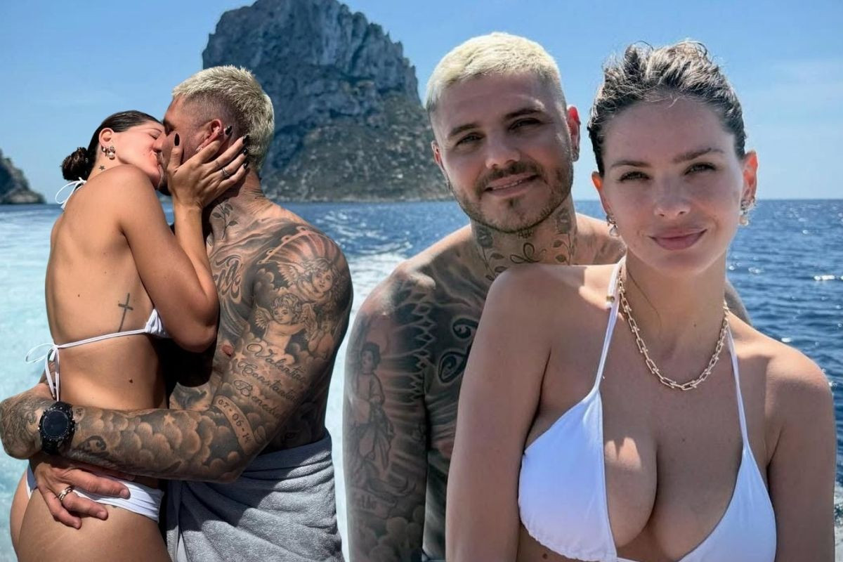 Mauro Icardi tatilde aşka geldi! Sevgilisini öpmelere doyamadı! - Sayfa 1