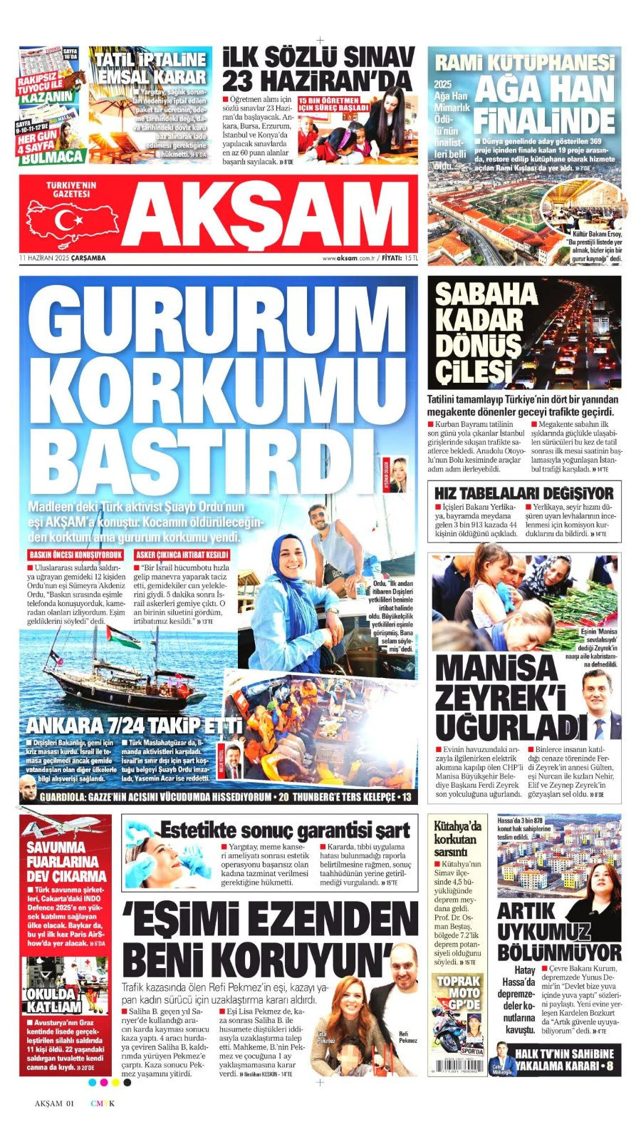 Ferdi Zeyrek’e veda: Gazete manşetlerinde geniş yer buldu - Sayfa 2