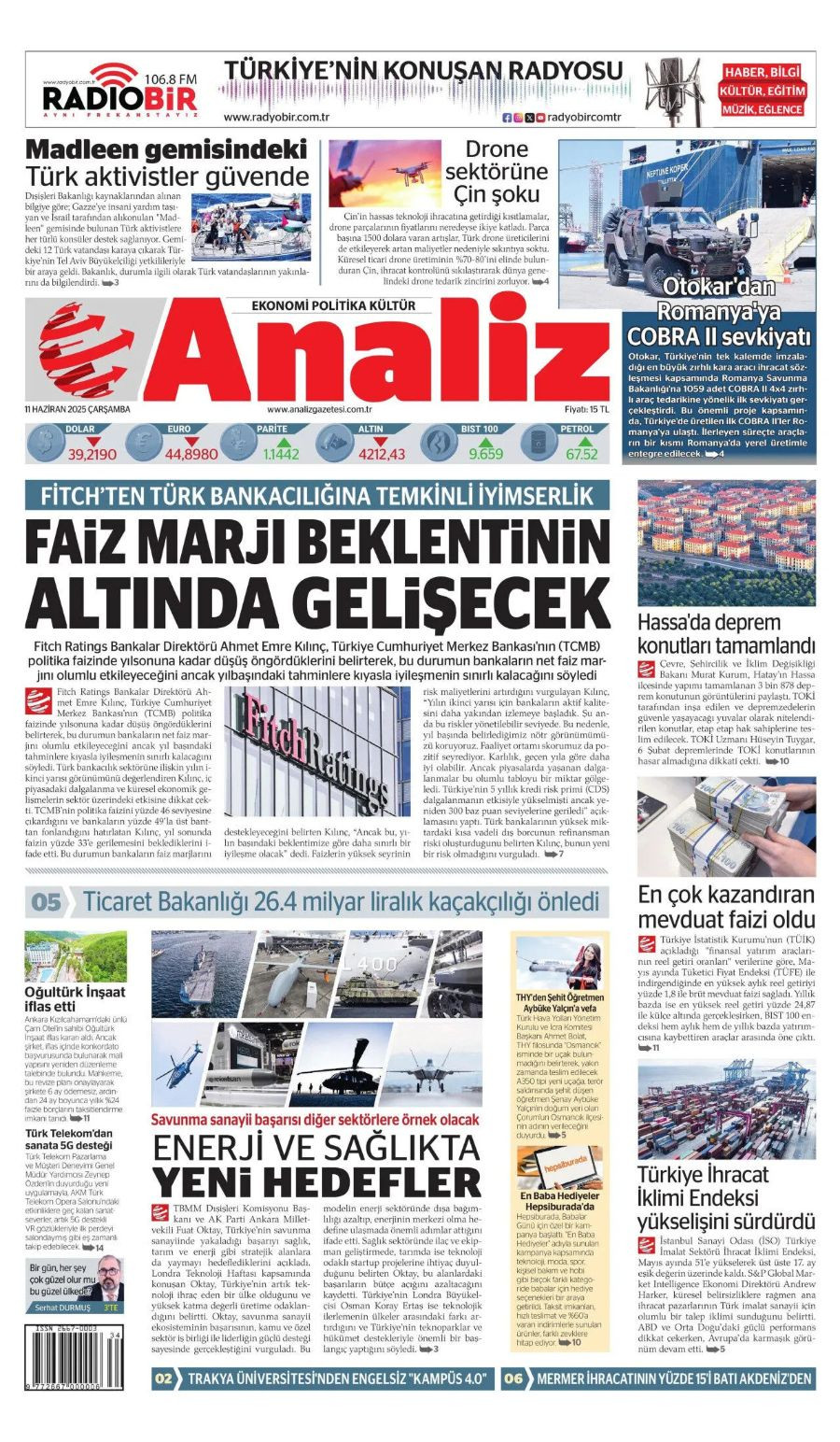 Ferdi Zeyrek’e veda: Gazete manşetlerinde geniş yer buldu - Sayfa 3