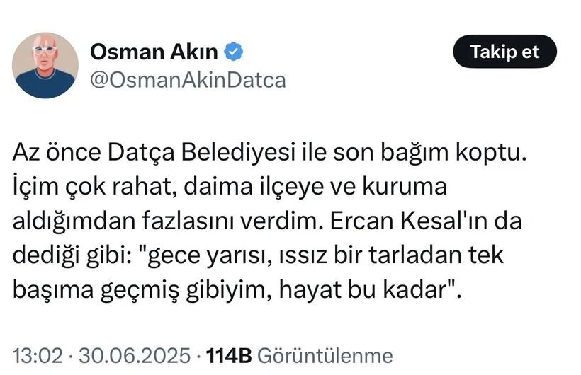 Datça Belediyesi X admini Osman Akın kimdir, kaç yaşında, nereli? - Sayfa 2