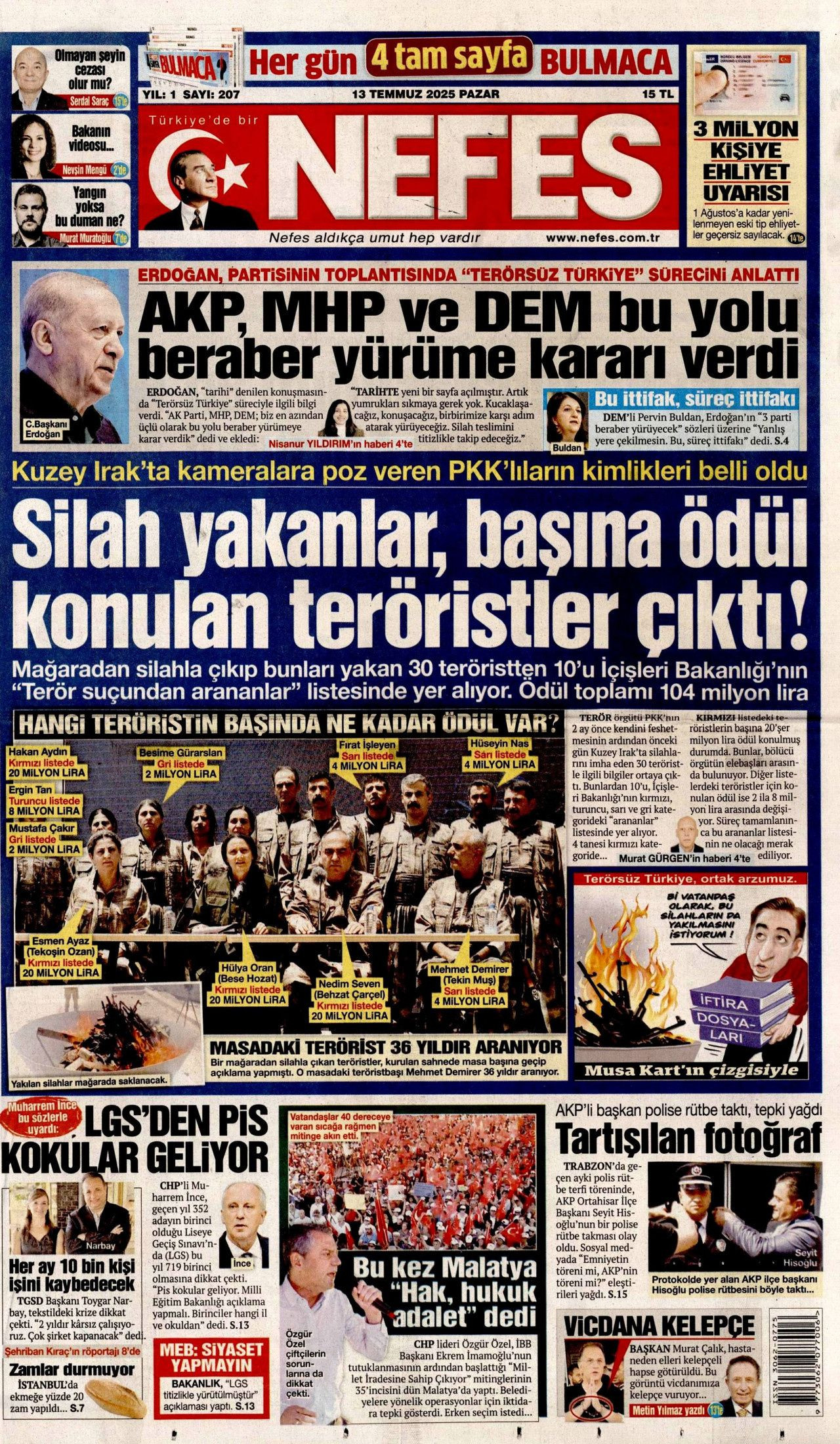 Erdoğan’ın ‘tarihi’ konuşması gazetelerde nasıl yer buldu? İşte günün manşetleri… - Sayfa 2