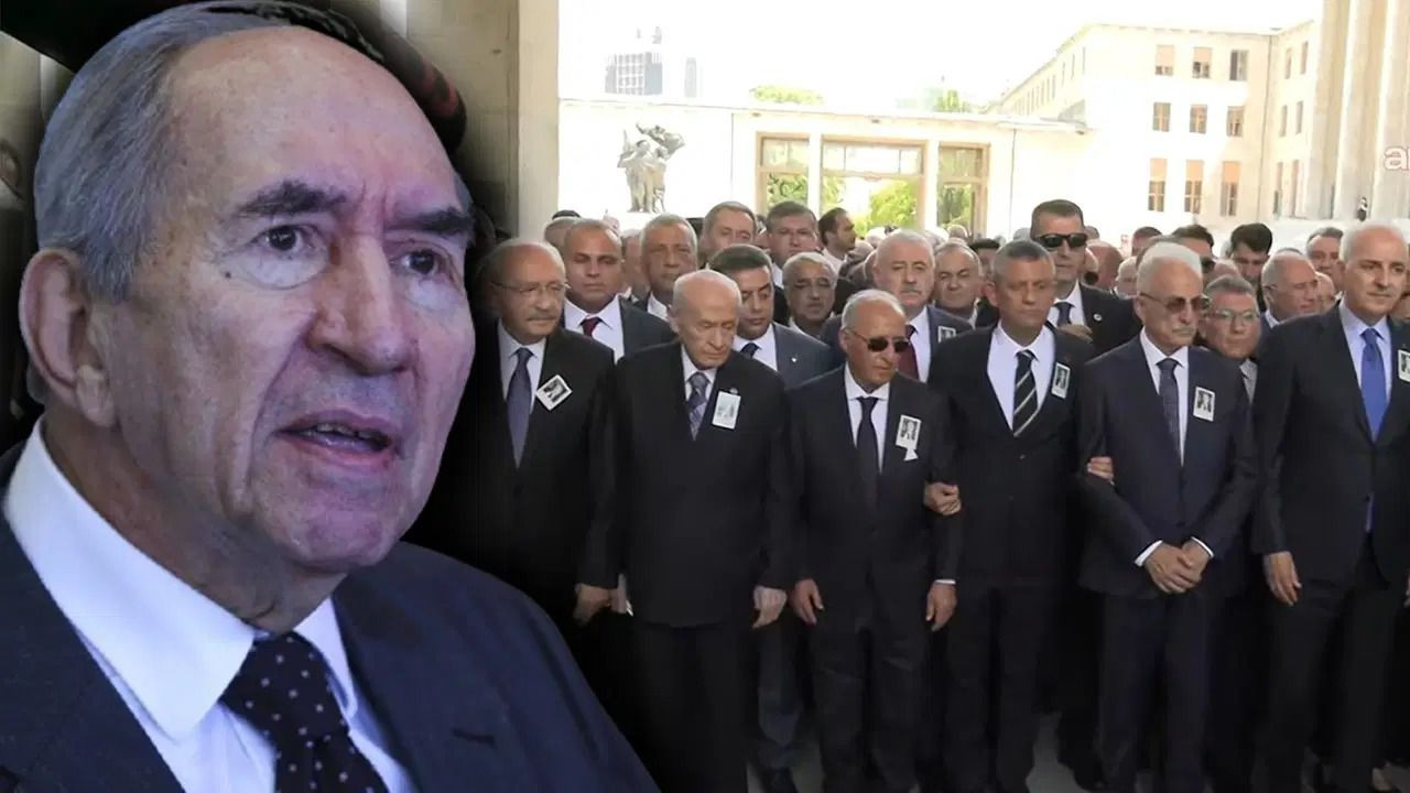 Altan Öymen için TBMM'de cenaze töreni: Devlet Bahçeli ile Hikmet Çetin el ele yürüdü - Sayfa 1