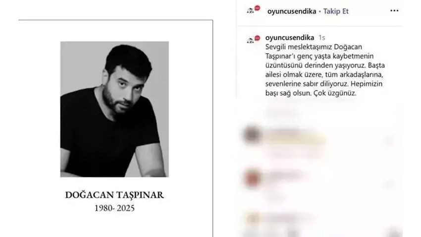 Vefat eden oyuncu Doğacan Taşpınar’ın son paylaşımı ortaya çıktı - Sayfa 2