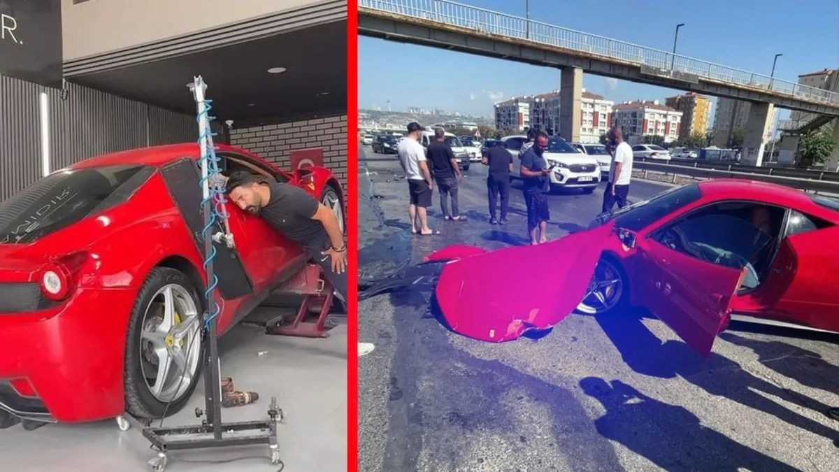 Kazada pert olan Ferrari'nin yeni sahibi belli oldu! İşte satış bedeli… - Sayfa 1