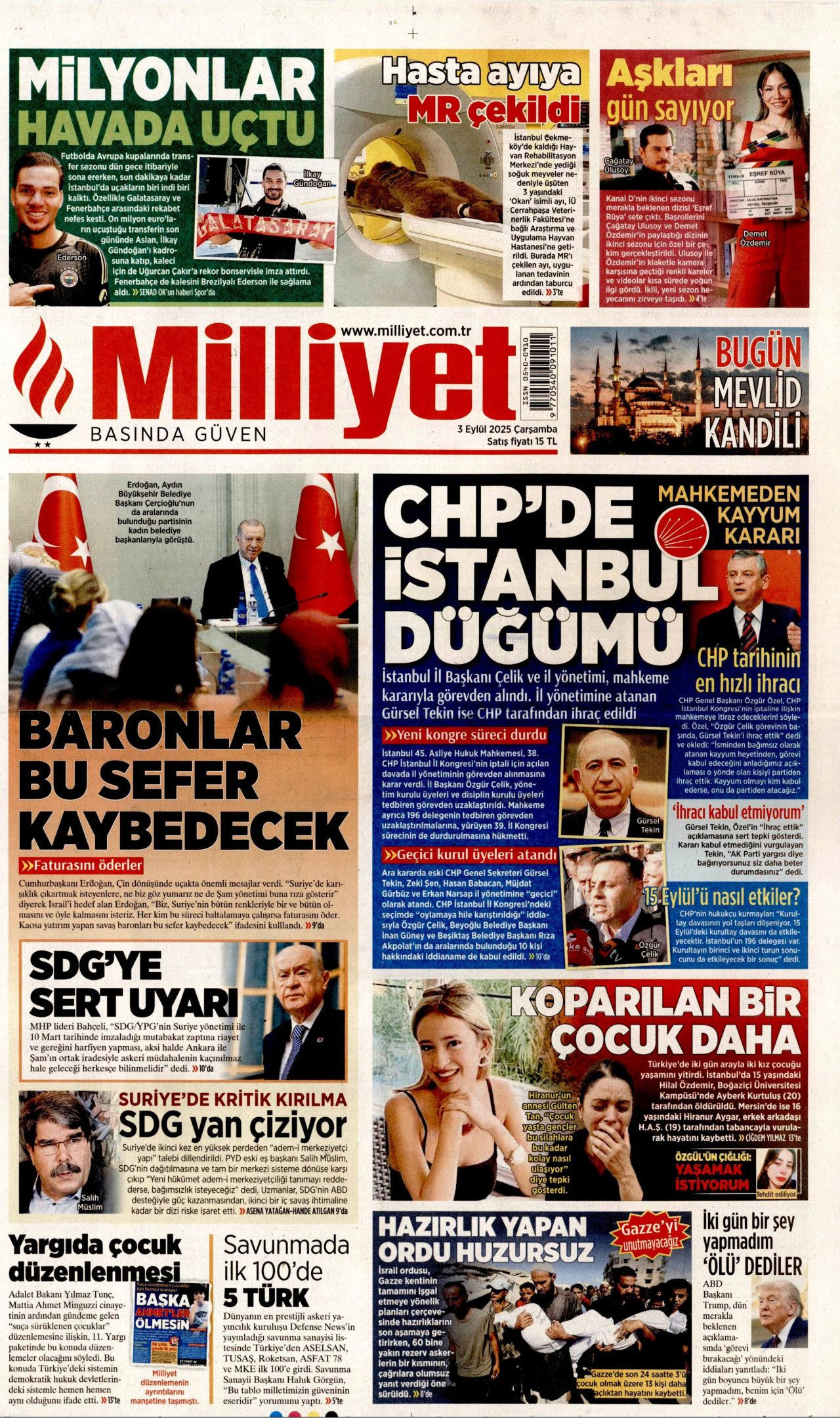 "Sırada 'butlan' var!" Gazeteler, CHP İstanbul'a kayyum atanmasını nasıl gördü? - Sayfa 8