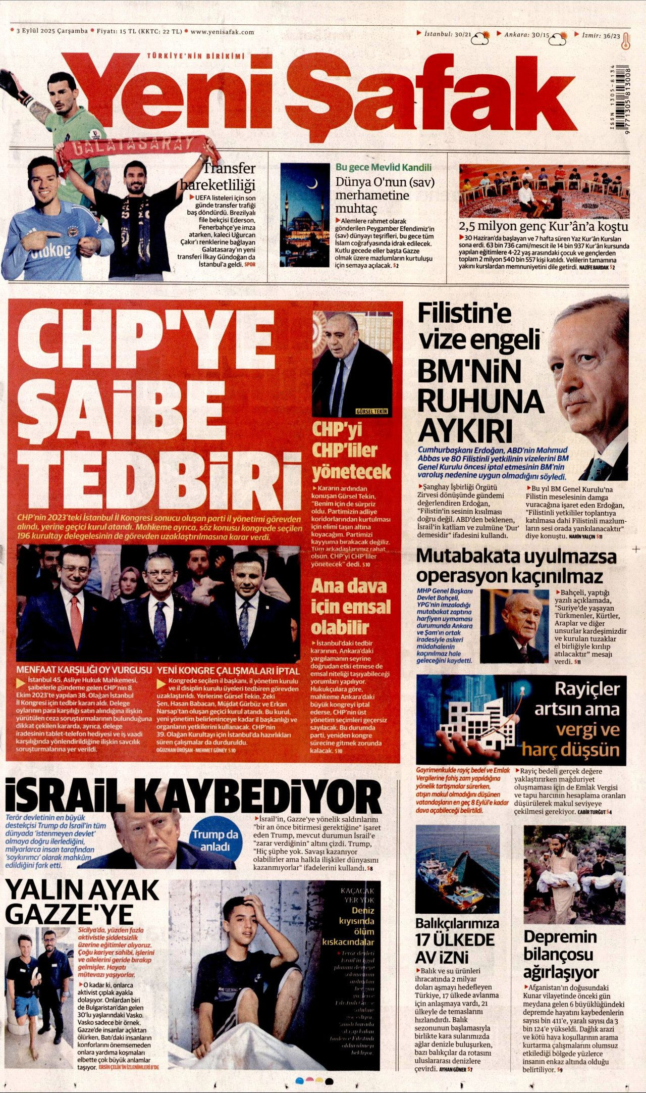 "Sırada 'butlan' var!" Gazeteler, CHP İstanbul'a kayyum atanmasını nasıl gördü? - Sayfa 14