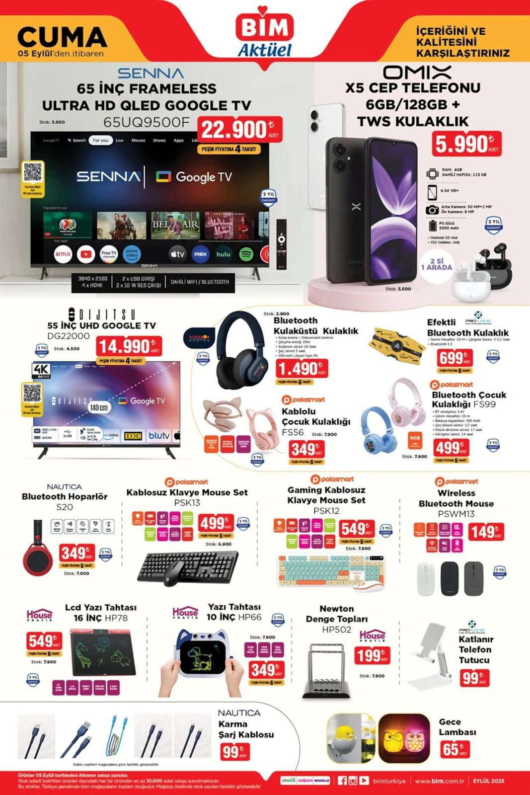 BİM 5 Eylül 2025 CUMA KATALOĞU YAYINDA! 5 Eylül BİM aktüel indirim kataloğu satıştaki ürünler neler? - Sayfa 2