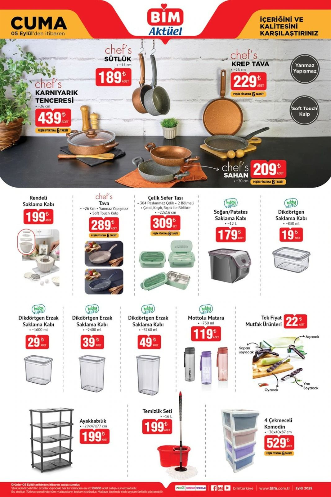 BİM 5 Eylül 2025 CUMA KATALOĞU YAYINDA! 5 Eylül BİM aktüel indirim kataloğu satıştaki ürünler neler? - Sayfa 4