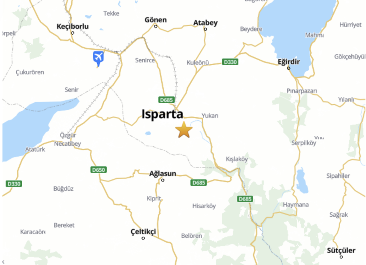 Isparta'da deprem oldu son dakika! Isparta deprem son dakika haberi... - Sayfa 1