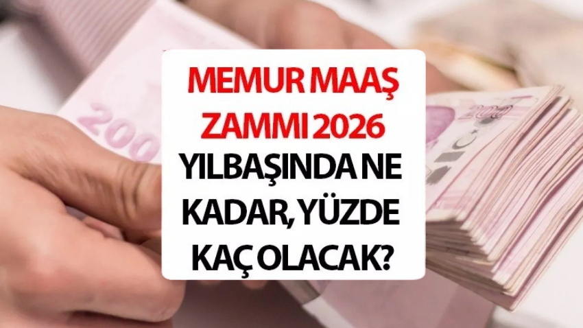 MEMUR MAAŞI YENİ YIL ZAMMI HESAPLAMA TABLOSU 2026 OCAK (ENFLASYON FARKI İLE YILBAŞI MEMUR MAAŞLARI) - Sayfa 1