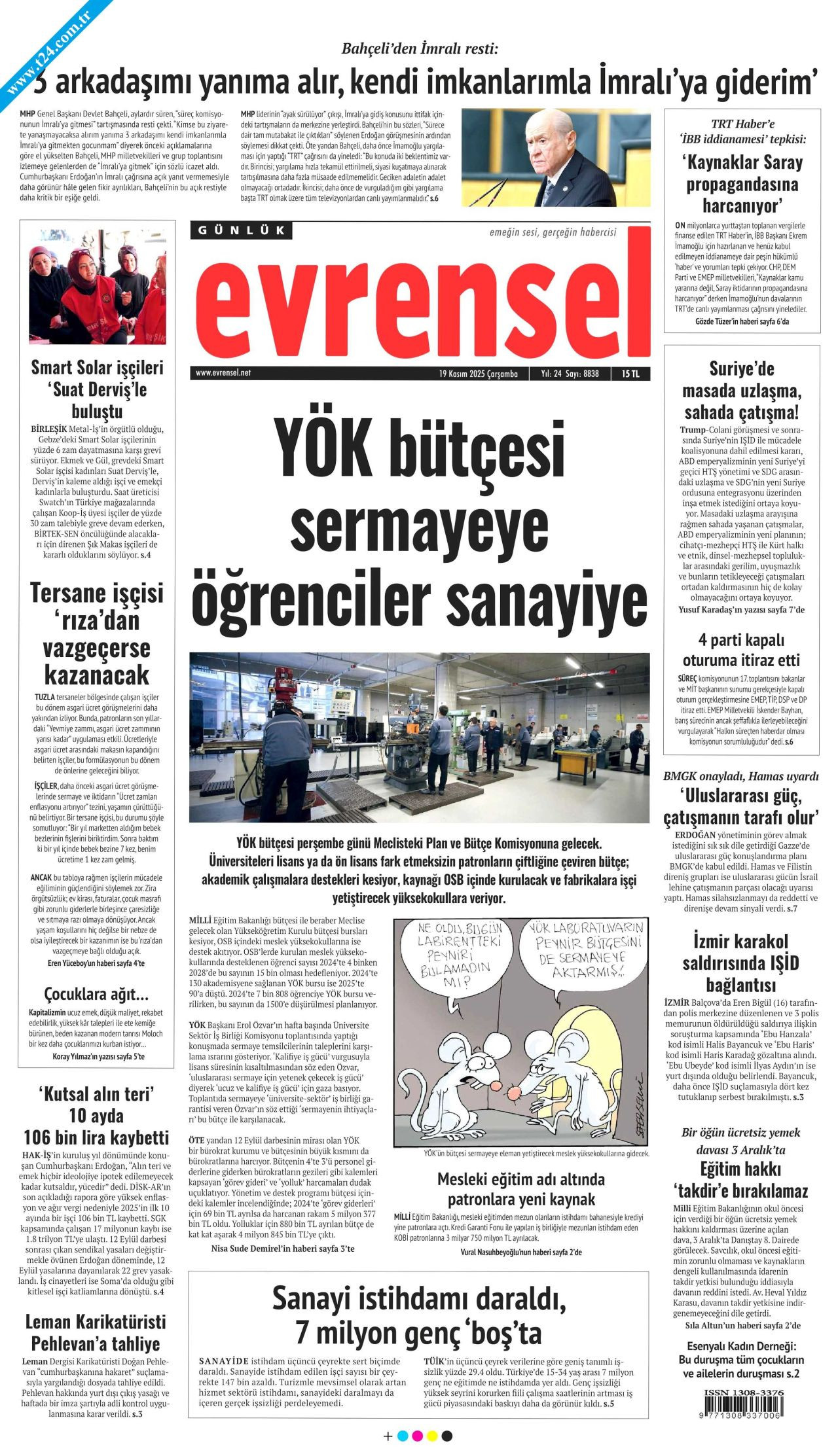 Gazeteler, Bahçeli'nin İmralı çıkışını nasıl gördü? - Sayfa 4