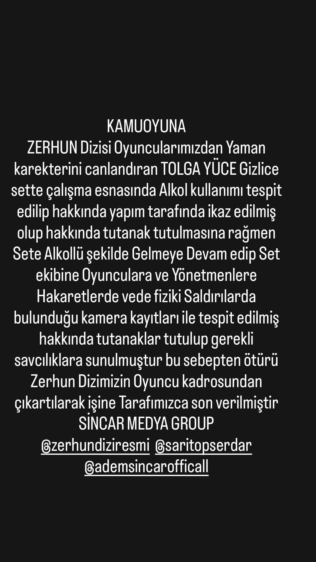 Başrolden olaylı ayrılık! Tolga Yüce şiddet ve tehdit iddialarıyla diziyi bıraktı - Sayfa 4