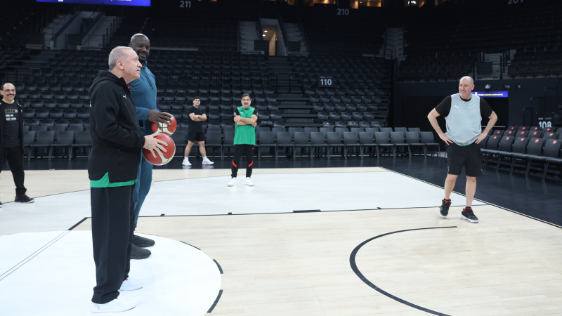Erdoğan, eski NBA oyuncusu Shaquille O'Neal ile basketbol oynadı - Sayfa 2