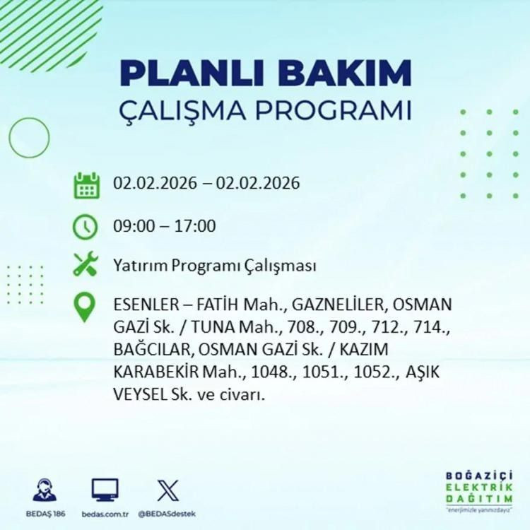 İstanbul'un 21 ilçesinde elektrik kesintisi: Kaç saat süreceği açıklandı! - Sayfa 24