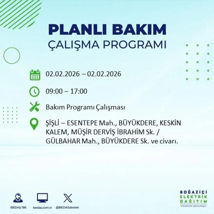 İstanbul'un 21 ilçesinde elektrik kesintisi: Kaç saat süreceği açıklandı! - Sayfa 25