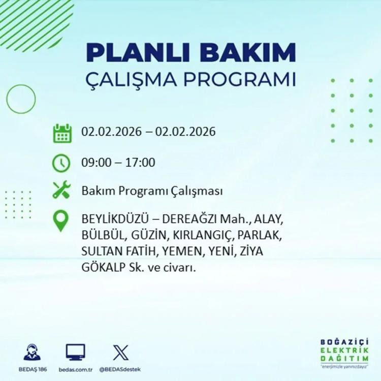 İstanbul'un 21 ilçesinde elektrik kesintisi: Kaç saat süreceği açıklandı! - Sayfa 33