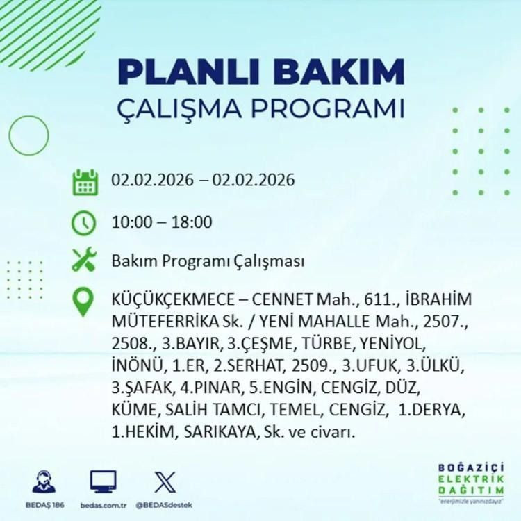 İstanbul'un 21 ilçesinde elektrik kesintisi: Kaç saat süreceği açıklandı! - Sayfa 5