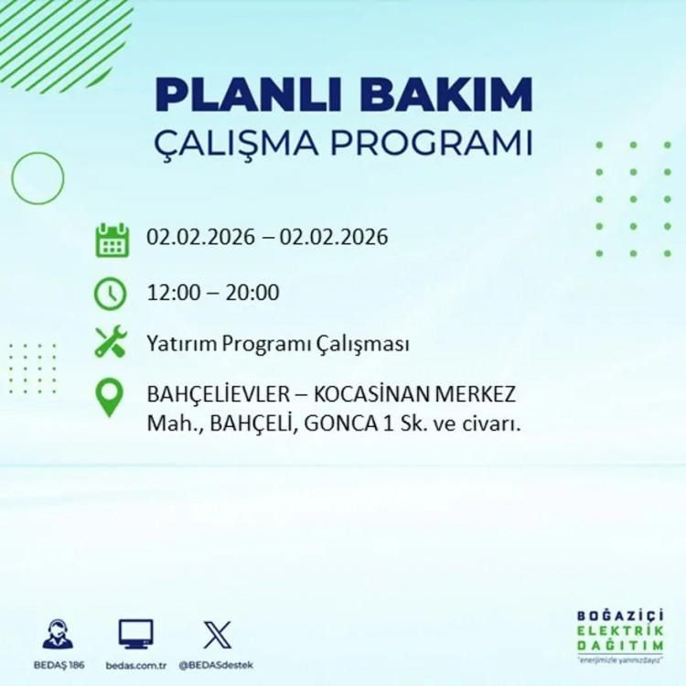 İstanbul'un 21 ilçesinde elektrik kesintisi: Kaç saat süreceği açıklandı! - Sayfa 45