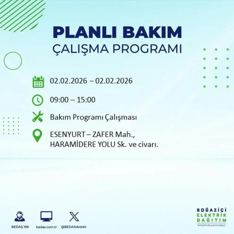 İstanbul'un 21 ilçesinde elektrik kesintisi: Kaç saat süreceği açıklandı! - Sayfa 51