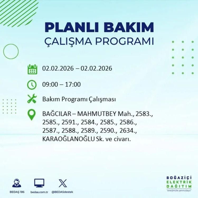 İstanbul'un 21 ilçesinde elektrik kesintisi: Kaç saat süreceği açıklandı! - Sayfa 32