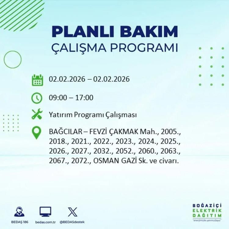 İstanbul'un 21 ilçesinde elektrik kesintisi: Kaç saat süreceği açıklandı! - Sayfa 30