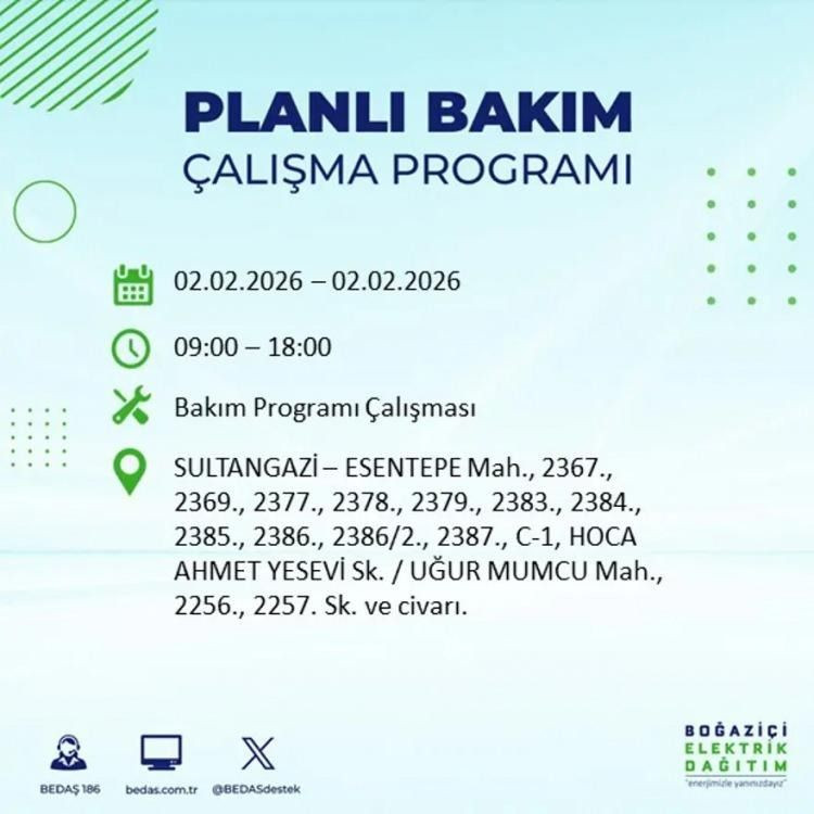 İstanbul'un 21 ilçesinde elektrik kesintisi: Kaç saat süreceği açıklandı! - Sayfa 26