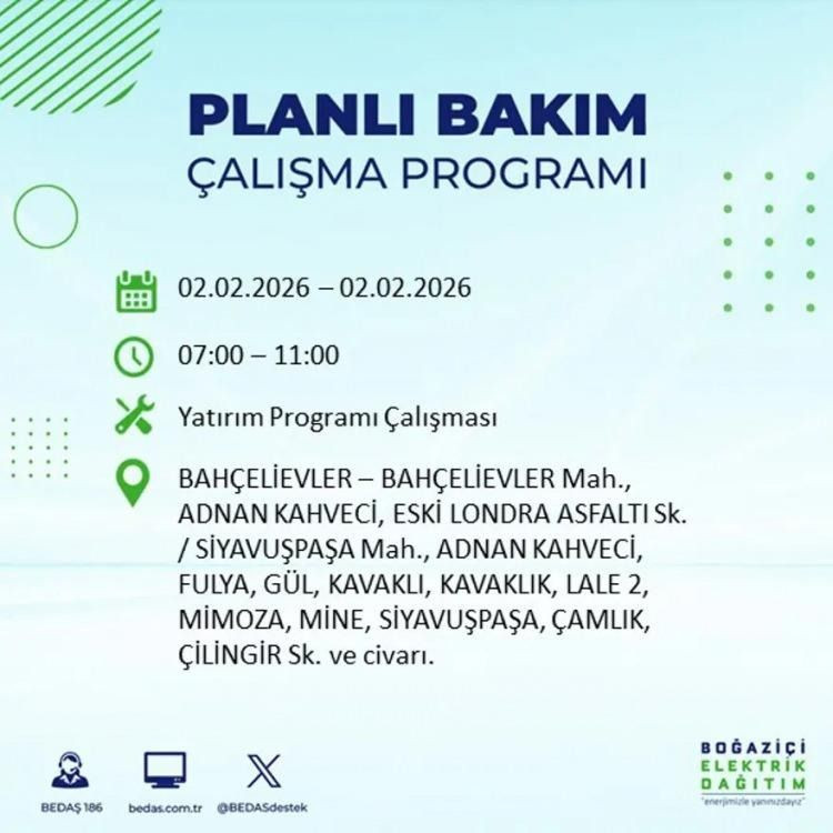 İstanbul'un 21 ilçesinde elektrik kesintisi: Kaç saat süreceği açıklandı! - Sayfa 18