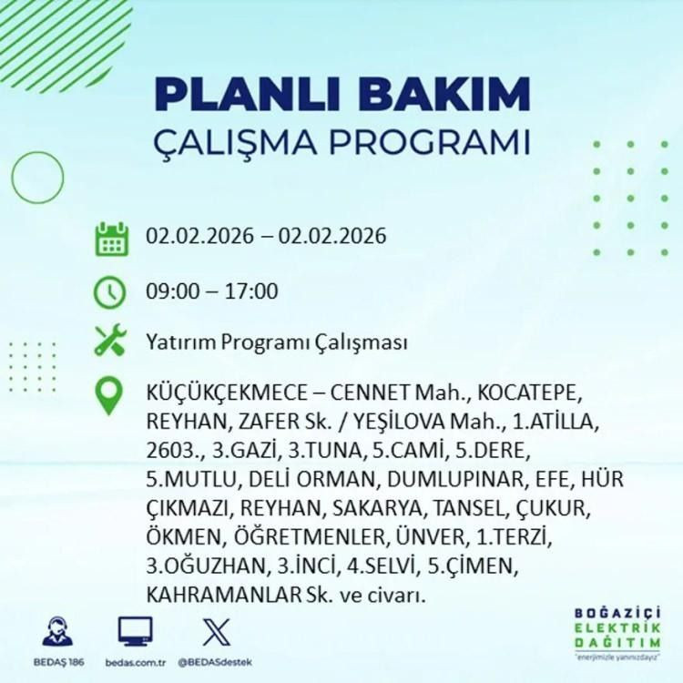 İstanbul'un 21 ilçesinde elektrik kesintisi: Kaç saat süreceği açıklandı! - Sayfa 2