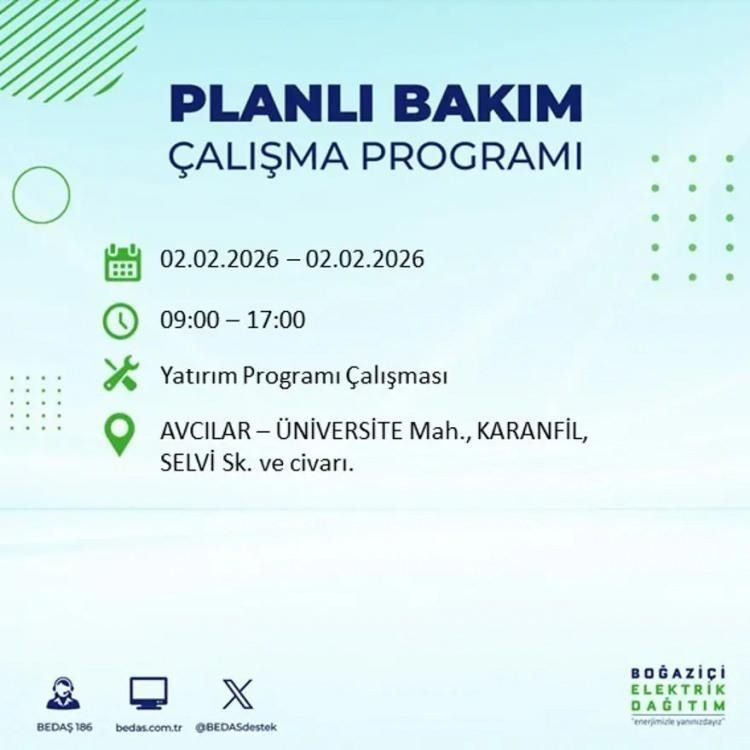 İstanbul'un 21 ilçesinde elektrik kesintisi: Kaç saat süreceği açıklandı! - Sayfa 36