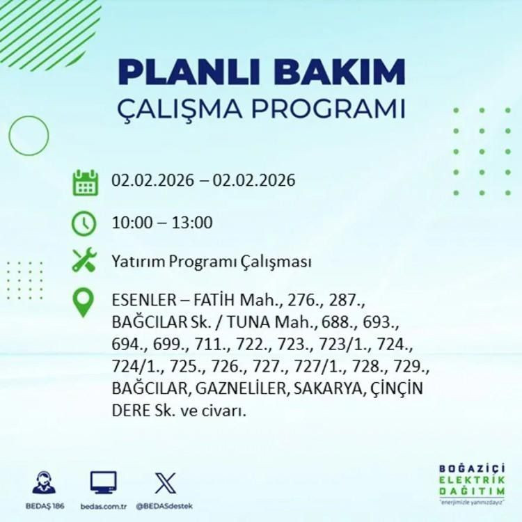 İstanbul'un 21 ilçesinde elektrik kesintisi: Kaç saat süreceği açıklandı! - Sayfa 20