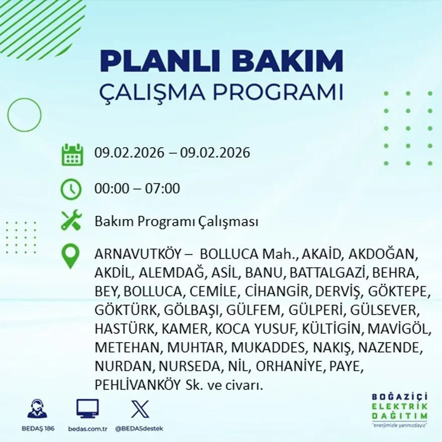 İstanbul'un 19 ilçesinde elektrik kesintisi: Kaç saat süreceği açıklandı! - Sayfa 4