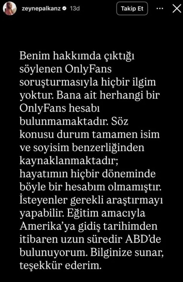 Zeynep Alkan'dan OnlyFans açıklaması! Soruşturmada adı geçiyor mu? - Sayfa 7