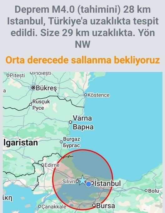 Gece yarısı gelen deprem bildirimi İstanbul'u ayağa kaldırdı! - Sayfa 2