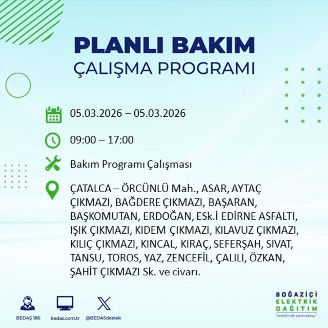 İstanbul'un 22 ilçesinde elektrik kesintisi! İşte ilçe ilçe mahalle mahalle liste… - Sayfa 17