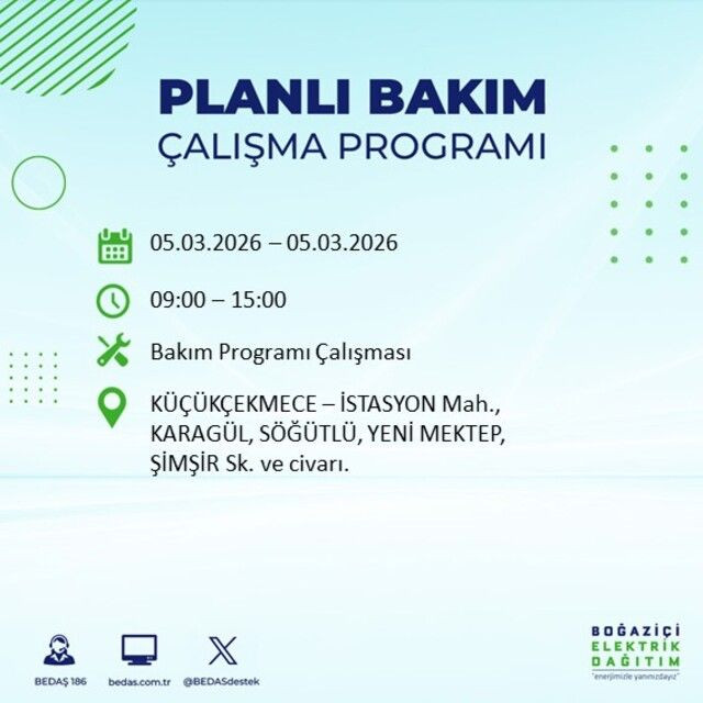 İstanbul'un 22 ilçesinde elektrik kesintisi! İşte ilçe ilçe mahalle mahalle liste… - Sayfa 37