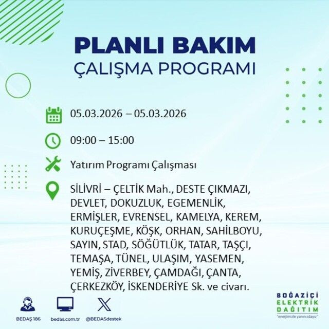 İstanbul'un 22 ilçesinde elektrik kesintisi! İşte ilçe ilçe mahalle mahalle liste… - Sayfa 43
