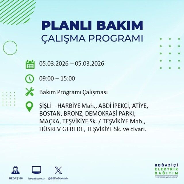 İstanbul'un 22 ilçesinde elektrik kesintisi! İşte ilçe ilçe mahalle mahalle liste… - Sayfa 41