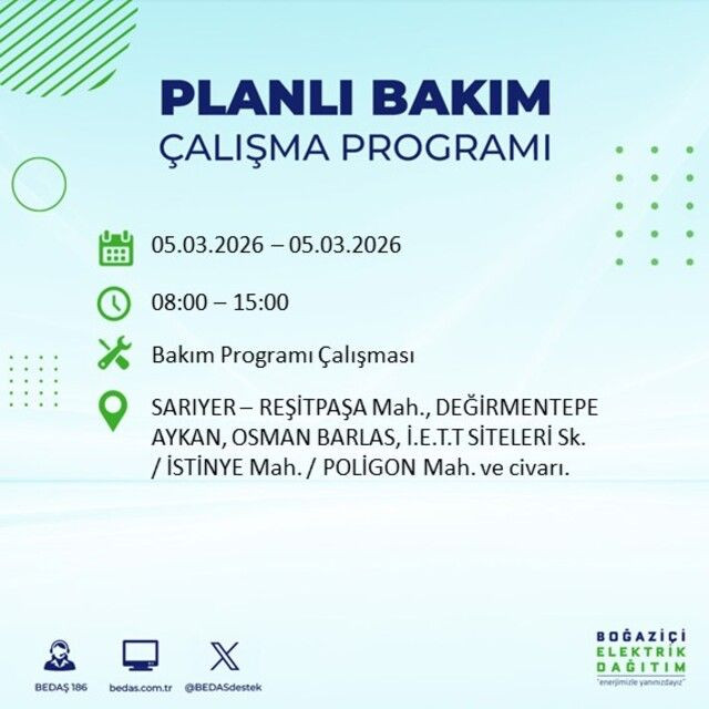 İstanbul'un 22 ilçesinde elektrik kesintisi! İşte ilçe ilçe mahalle mahalle liste… - Sayfa 50