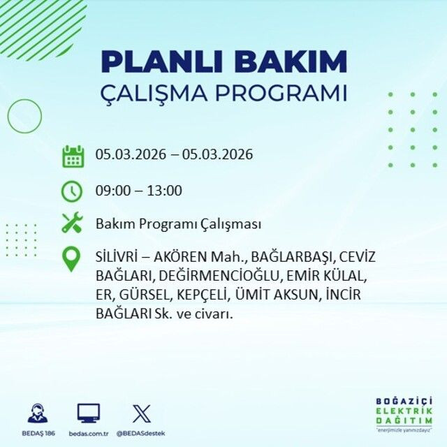 İstanbul'un 22 ilçesinde elektrik kesintisi! İşte ilçe ilçe mahalle mahalle liste… - Sayfa 47