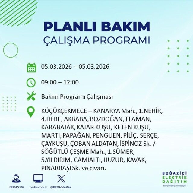 İstanbul'un 22 ilçesinde elektrik kesintisi! İşte ilçe ilçe mahalle mahalle liste… - Sayfa 36