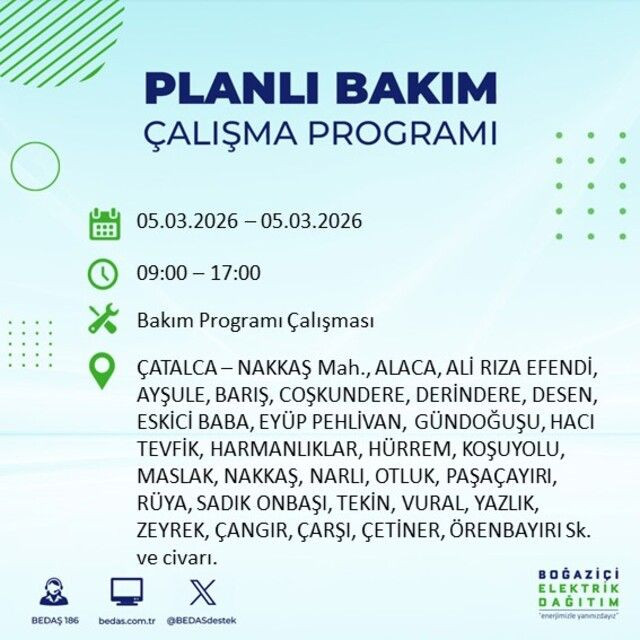 İstanbul'un 22 ilçesinde elektrik kesintisi! İşte ilçe ilçe mahalle mahalle liste… - Sayfa 20