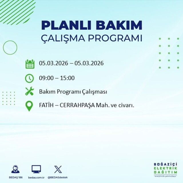 İstanbul'un 22 ilçesinde elektrik kesintisi! İşte ilçe ilçe mahalle mahalle liste… - Sayfa 2
